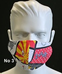 Leichte Sommermaske Comic No 3 15€ Eine Seite mit Comicmuster Baumwolle, die andere Seite Baumwollsatin Schwarz!