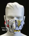 Leichte Sommermaske Verkauft Comic No 5 15€ Eine Seite mit Comicmuster Baumwolle, die andere Seite Baumwollsatin Schwarz!