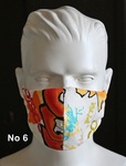 Beidseitig verwendbar Mundschutz Graffiti No 6 für Erwachsene und Jugendliche 15€ Baumwolle mit auswechselbarem Gummiband