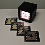 Tinycube schwarz : Kino Adventszahlen 5 Tauschmotive € 74,90 Ca.Maße B15cm H15cm L15cm Gewicht 1,2kg