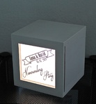 Tinycube weiß : Neverending Story mit Ihren Namen / Daten € 52,00 Ca.Maße B15cm H15cm L15cm Gewicht1,2kg