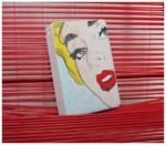 Popart Mischtechnik auf Beton