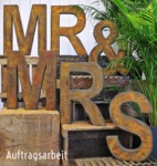 Auftragsarbeit MR & MRS Höhe 50cm