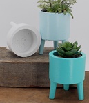 3er Set Pflanztöpfe Beton